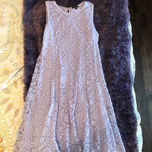 Lavender lace dress